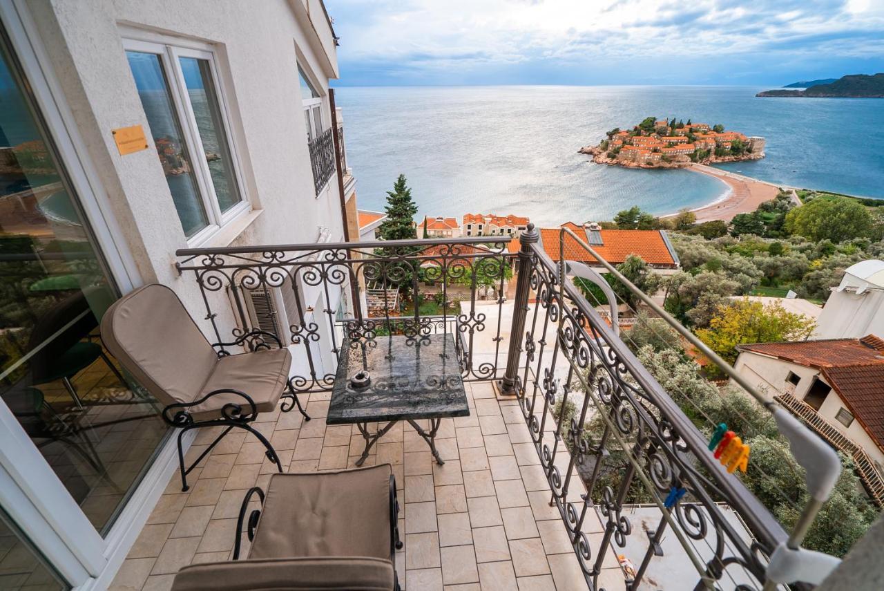 Villa Edelweiss Sveti Stefan Exteriör bild