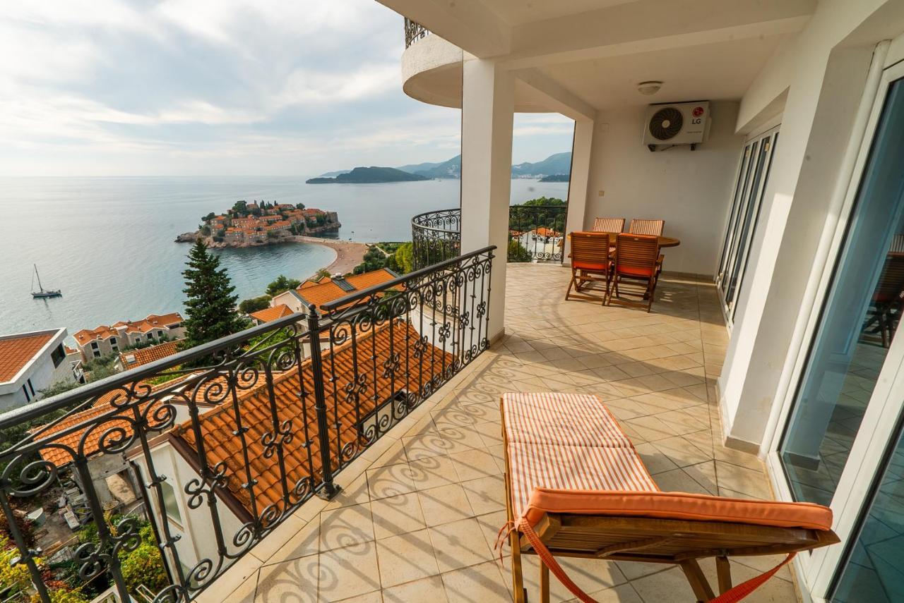 Villa Edelweiss Sveti Stefan Exteriör bild